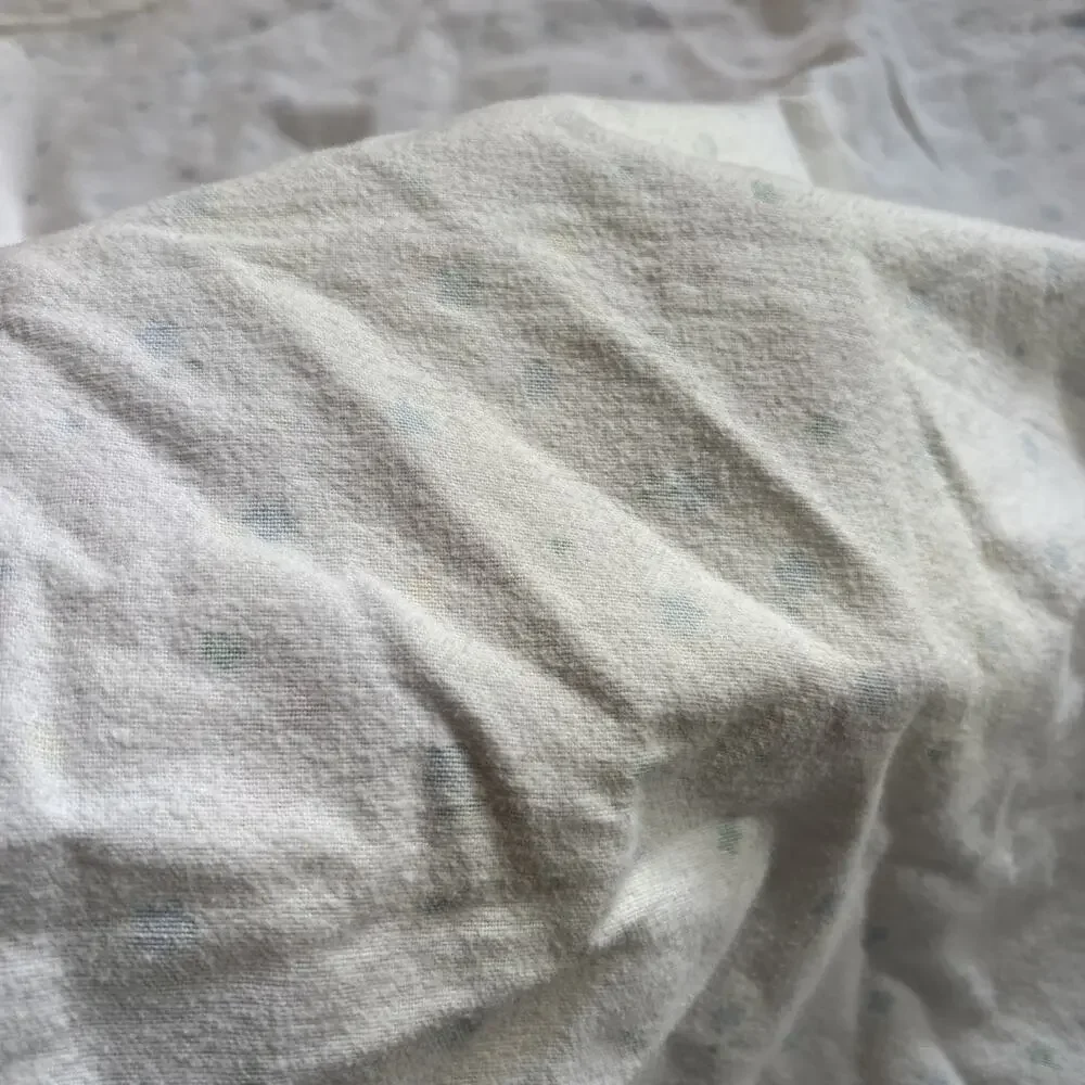 vintage carters hospital receiving Blankets Stars Blue Checkered READ STAINS - Picture 10 of 12